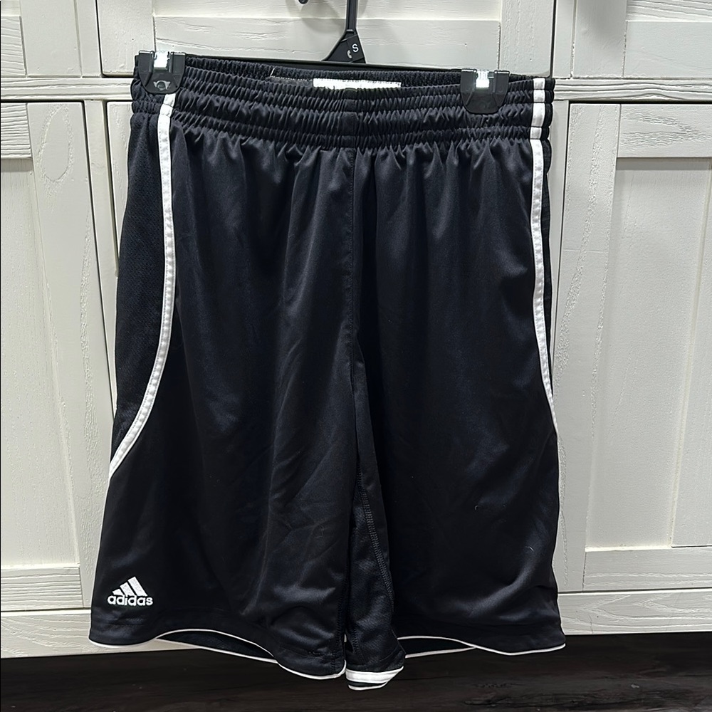 Adidas Black and White Performance Shorts